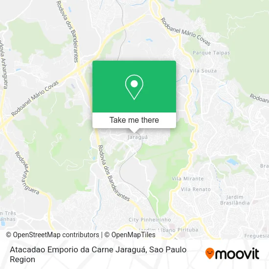 Atacadao Emporio da Carne Jaraguá map
