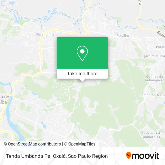 Tenda Umbanda Pai Oxalá map