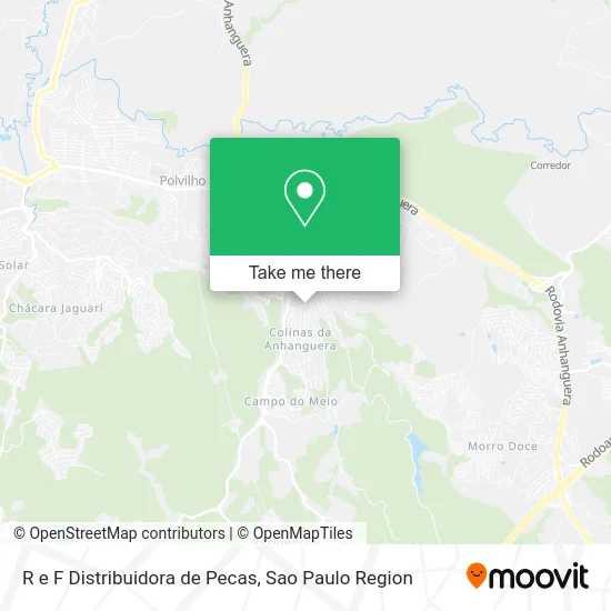 R e F Distribuidora de Pecas map