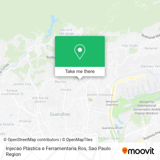 Injecao Plástica e Ferramentaria Ros map
