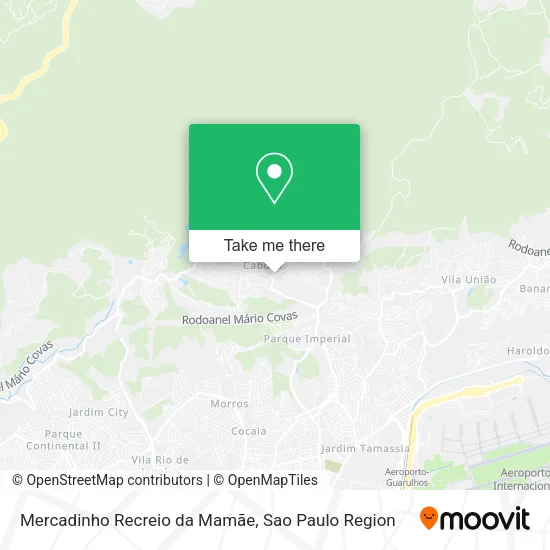 Mercadinho Recreio da Mamãe map