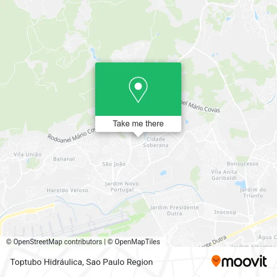 Toptubo Hidráulica map