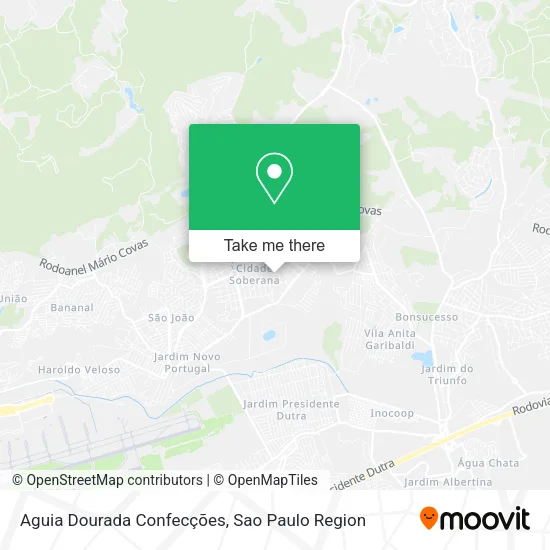 Aguia Dourada Confecções map