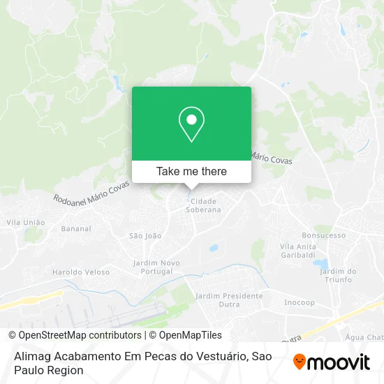 Alimag Acabamento Em Pecas do Vestuário map