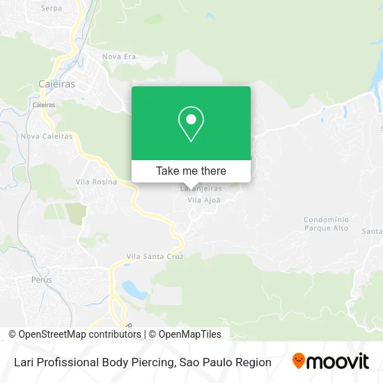 Lari Profissional Body Piercing map