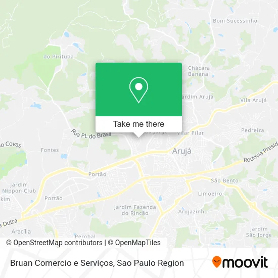 Bruan Comercio e Serviços map