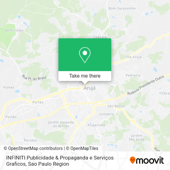 INFINITI Publicidade & Propaganda e Serviços Graficos map