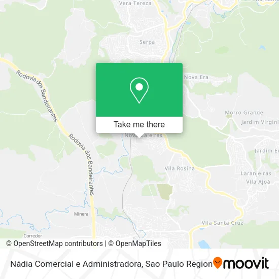 Nádia Comercial e Administradora map