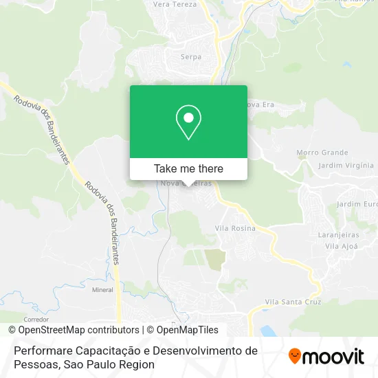 Performare Capacitação e Desenvolvimento de Pessoas map