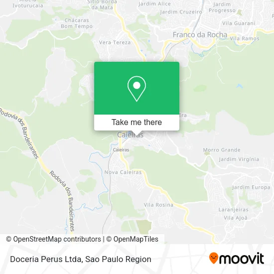 Doceria Perus Ltda map