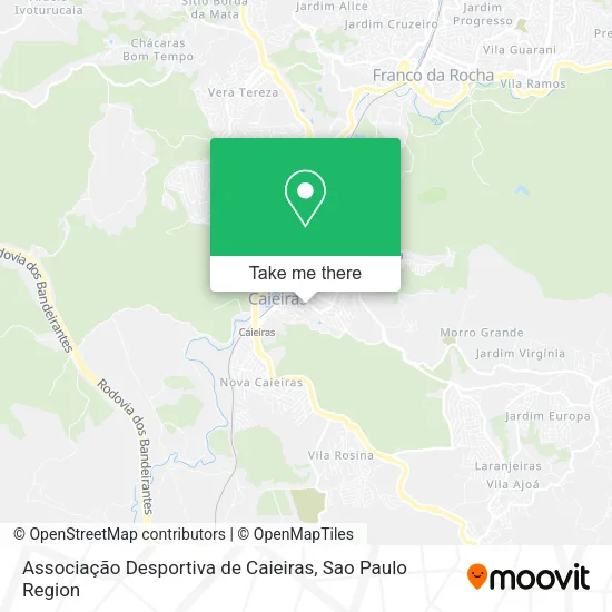Associação Desportiva de Caieiras map