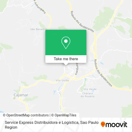 Service Express Distribuidora e Logística map
