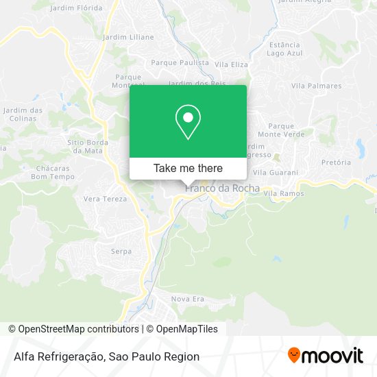 Alfa Refrigeração map