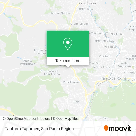 Tapform Tapumes map