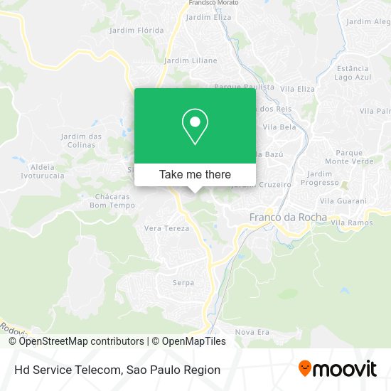 Hd Service Telecom map