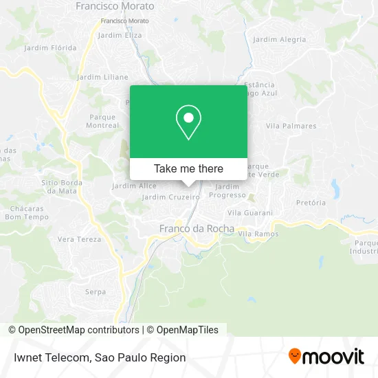 Iwnet Telecom map