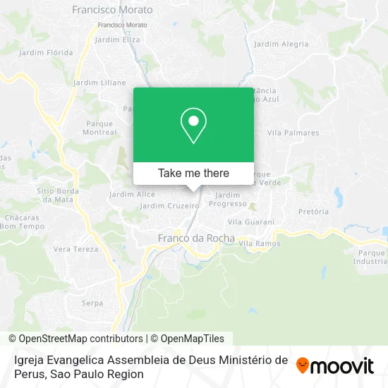 Igreja Evangelica Assembleia de Deus Ministério de Perus map