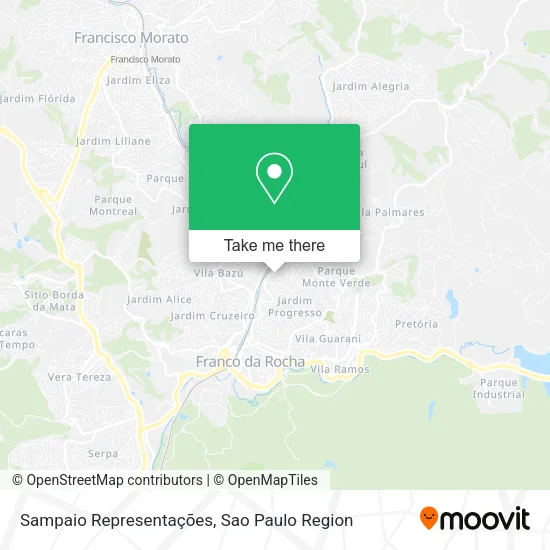 Sampaio Representações map