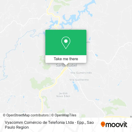 Vyacomm Comércio de Telefonia Ltda - Epp. map