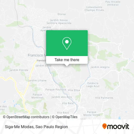 Siga-Me Modas map