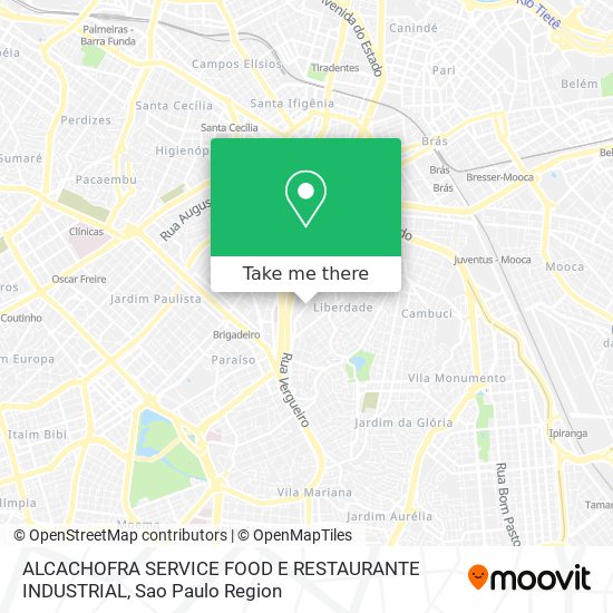 ALCACHOFRA SERVICE FOOD E RESTAURANTE INDUSTRIAL map