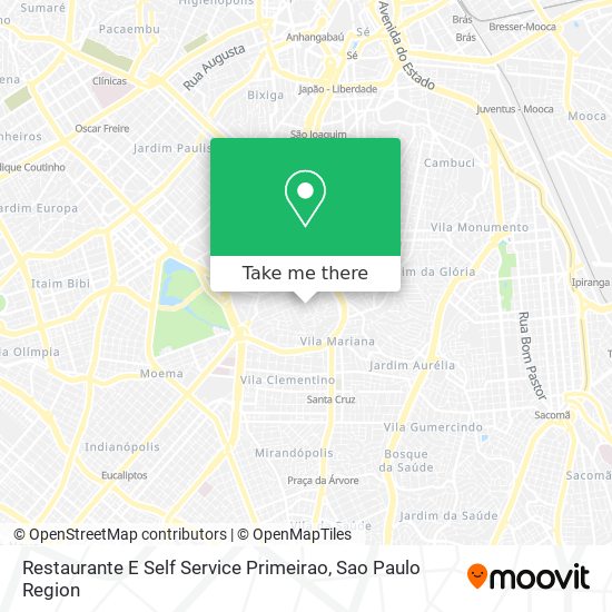 Restaurante E Self Service Primeirao map