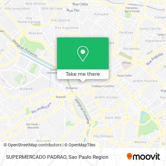 SUPERMERCADO PADRAO map