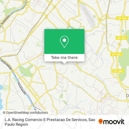 L.A. Racing Comercio E Prestacao De Servicos map