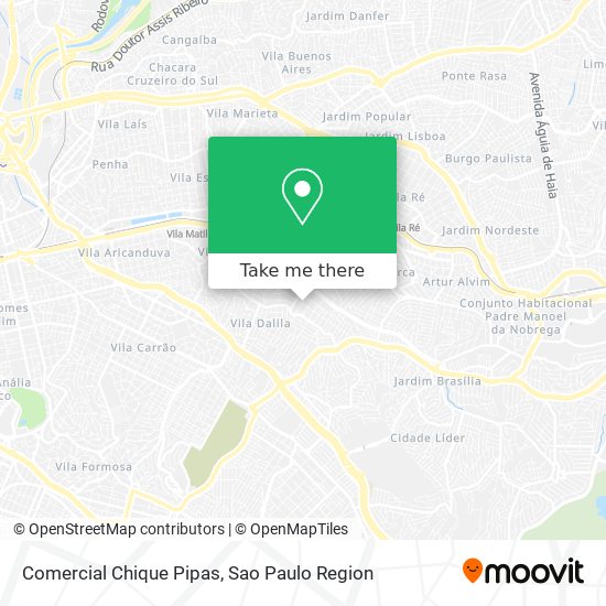 Comercial Chique Pipas map