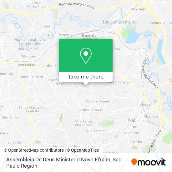 Assembleia De Deus Ministerio Novo Efraim map