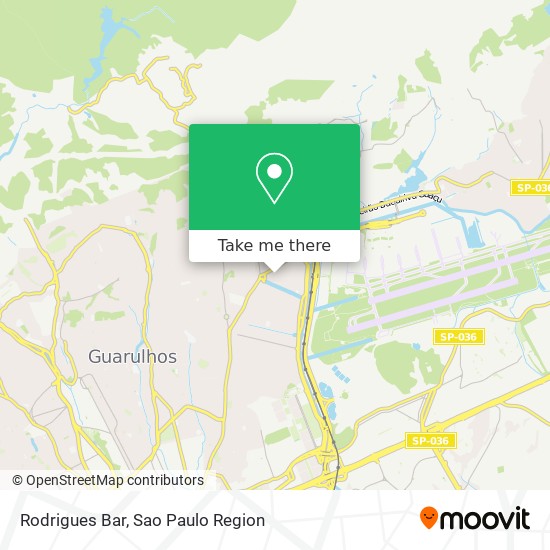 Rodrigues Bar map