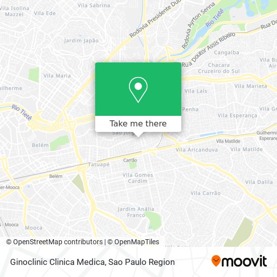 Ginoclinic Clinica Medica map