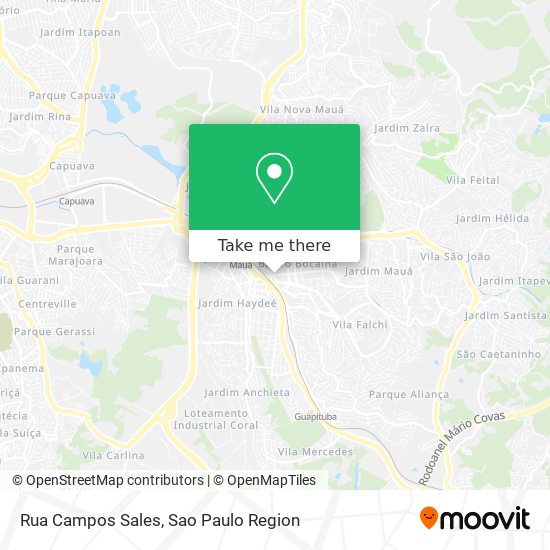 Mapa Rua Campos Sales