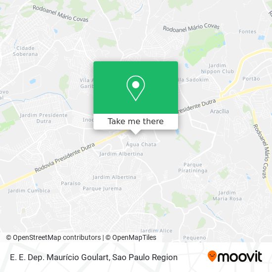E. E. Dep. Maurício Goulart map
