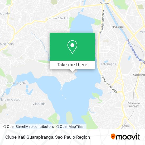 Clube Itaú Guarapiranga map