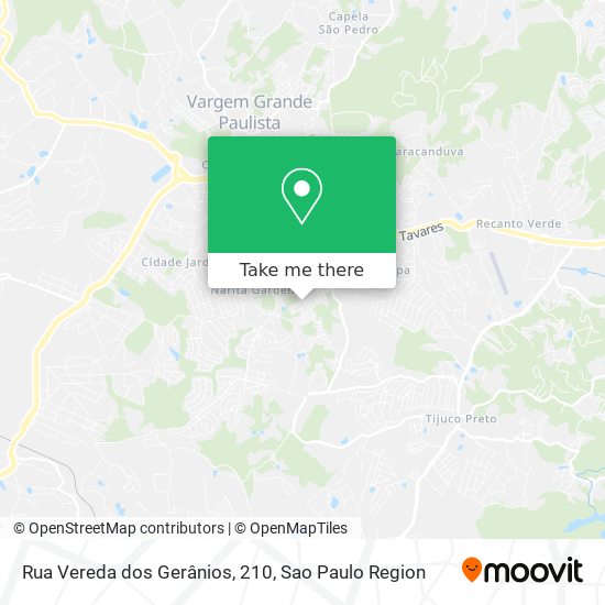 Rua Vereda dos Gerânios, 210 map