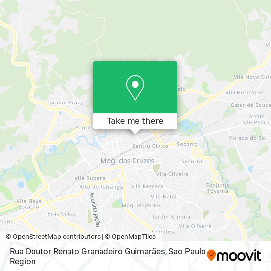 Rua Doutor Renato Granadeiro Guimarães map