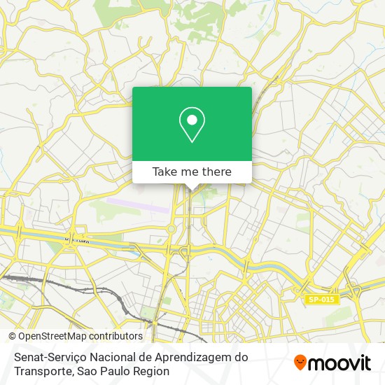 Senat-Serviço Nacional de Aprendizagem do Transporte map