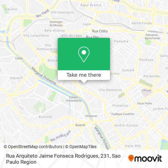 Rua Arquiteto Jaime Fonseca Rodrigues, 231 map