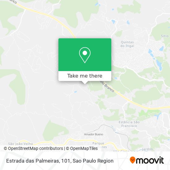 Estrada das Palmeiras, 101 map