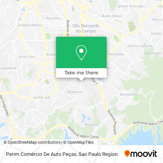 Mapa Perim Comércio De Auto Peças