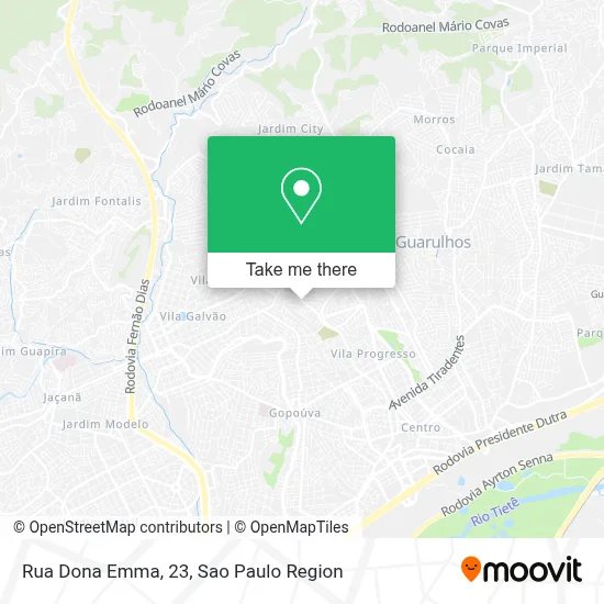 Rua Dona Emma, 23 map