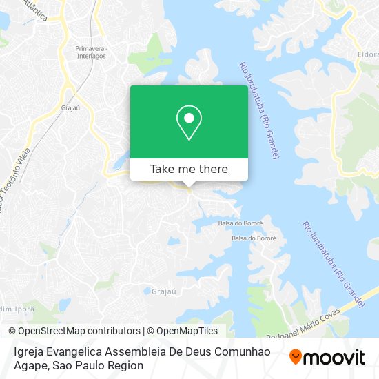 Mapa Igreja Evangelica Assembleia De Deus Comunhao Agape