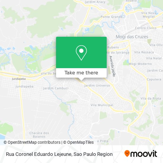 Rua Coronel Eduardo Lejeune map