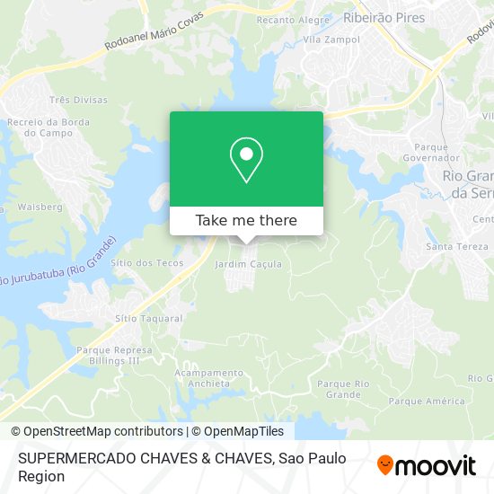 Mapa SUPERMERCADO CHAVES & CHAVES