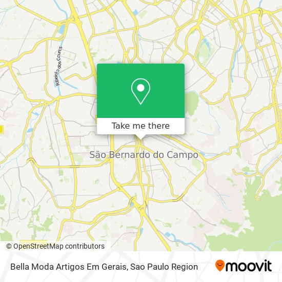 Bella Moda Artigos Em Gerais map