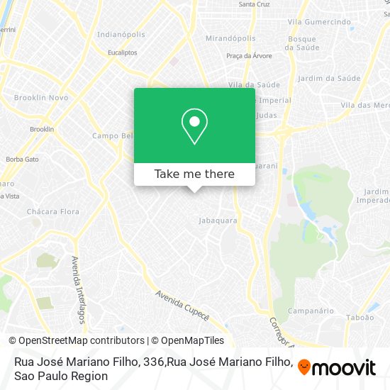 Mapa Rua José Mariano Filho, 336,Rua José Mariano Filho