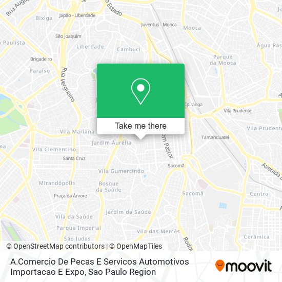 A.Comercio De Pecas E Servicos Automotivos Importacao E Expo map