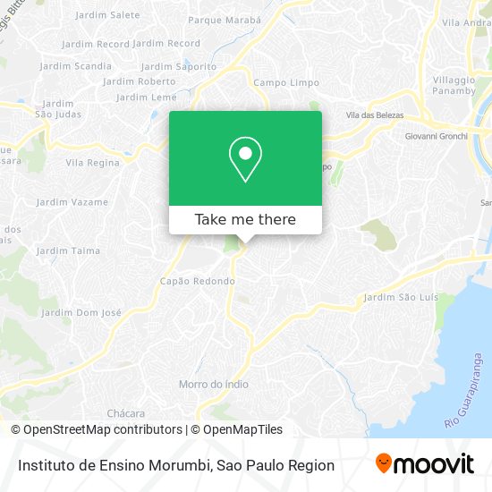 Mapa Instituto de Ensino Morumbi