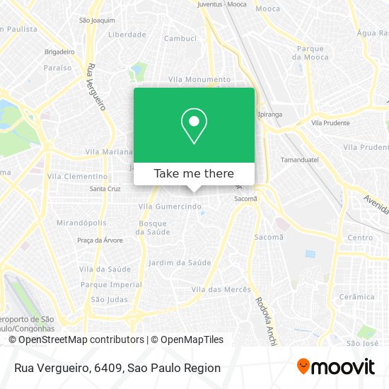 Rua Vergueiro, 6409 map